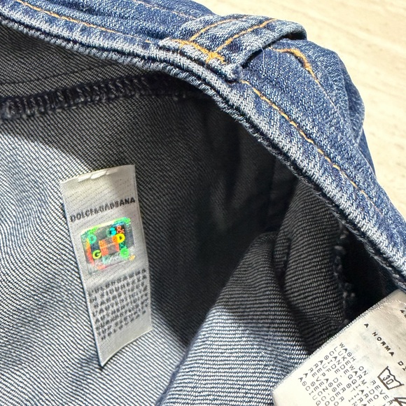 D&G Dolce&Gabbana Dark Blue Jeans *26/32 - Picture 7 of 8